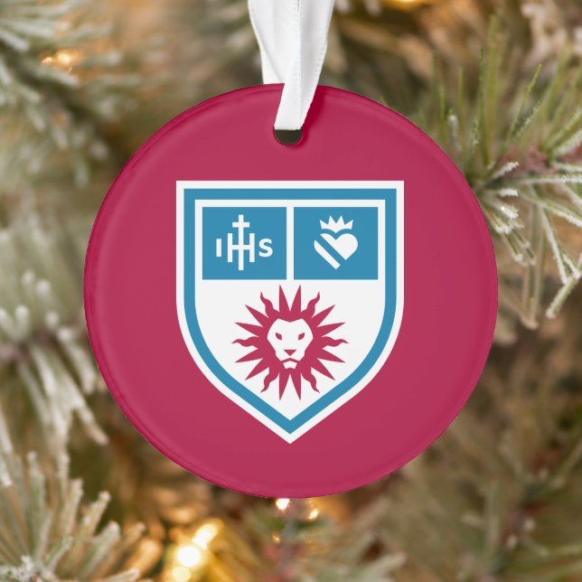 Loyola Marymount University Holiday Pattern Ornament (Tree)
