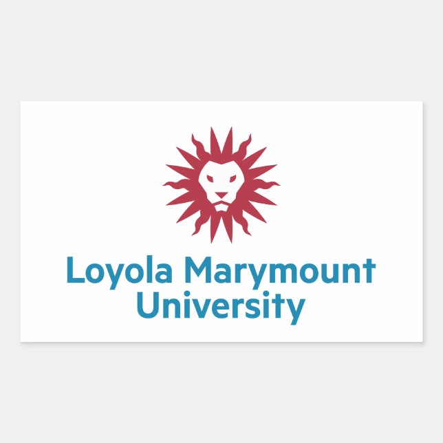 Loyola Marymount University Rectangular Sticker (Front)