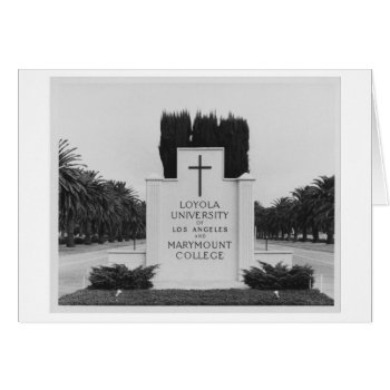 Loyola University Of Los Angeles (ca. 1968) by lmulibrary at Zazzle
