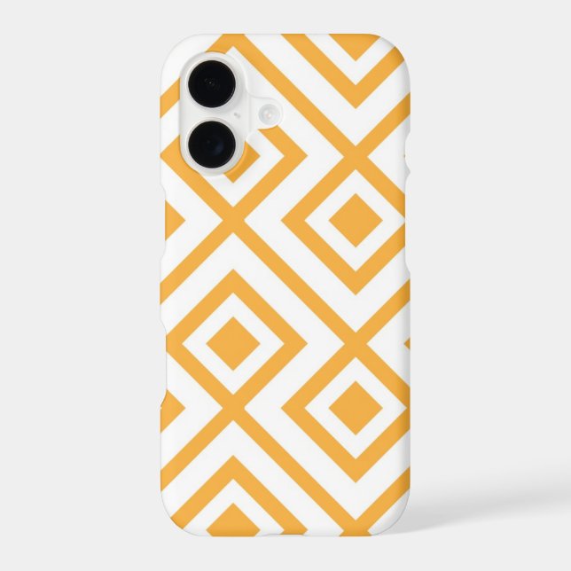 Lozenge shaped geometric pattern iphone case (Back)