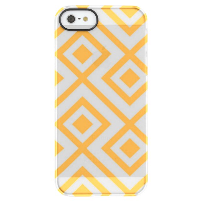 Lozenge shaped geometric pattern uncommon iPhone case (Back)