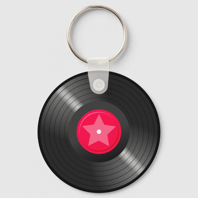 LP Record02 Keychain (Front)