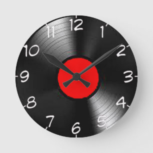 "LP Record" design wall clocks