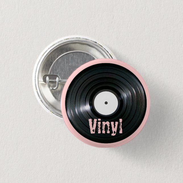 LP Record Series Button (Front & Back)
