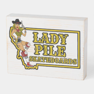 LP state logo Wooden Box Sign