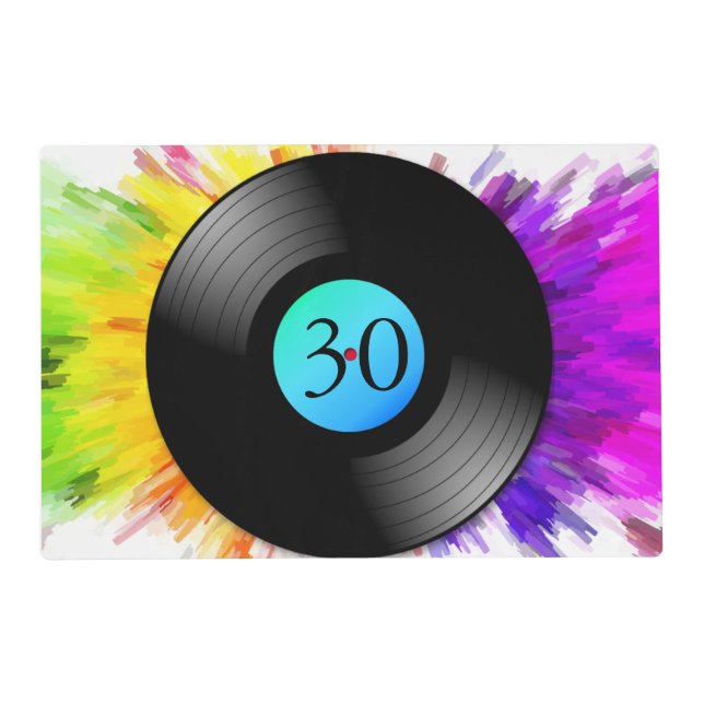 LP Vinyl Record  Placemat (Front)