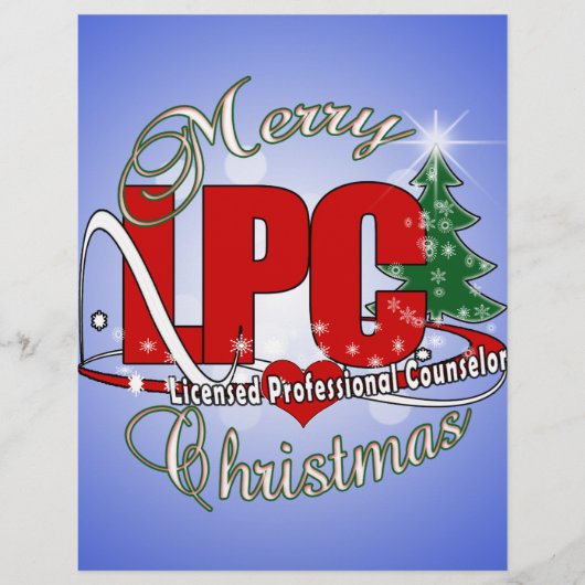 LPC CHRISTMAS  Licensed Professional Counselor (Front)