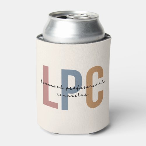 LPC Licensed Professional Counselor Can Cooler