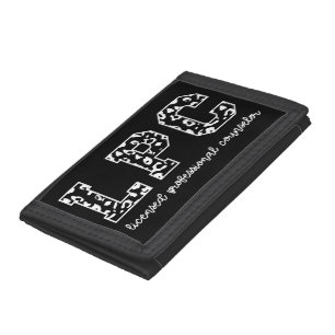 LPC Licensed Professional Counselor Leopard Print Trifold Wallet