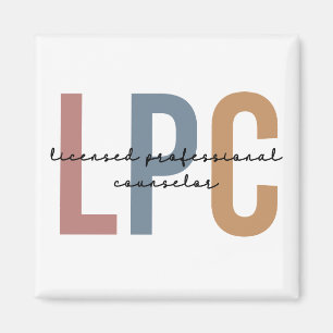 LPC Licensed Professional Counselor Magnet