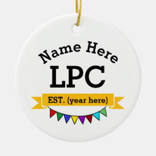 LPC Ornament Licensed Professional Counselor Gift
