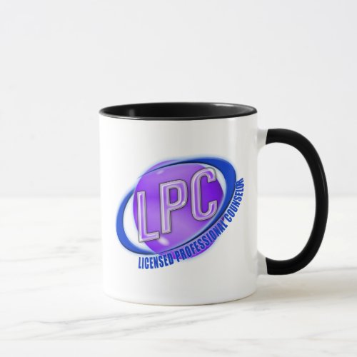 LPC SWOOSH LOGO LICENSED PROFESSIONAL COUNSELOR MUG