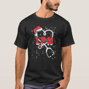 LPN Christmas Heart Licensed Practical Nurse Xmas T-Shirt
