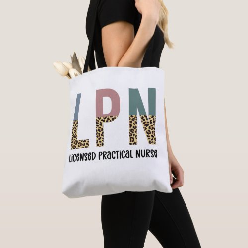 LPN Licensed Practical Nurse LPN Graduation Gift Tote Bag