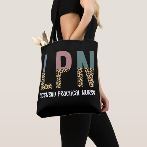 LPN Licensed Practical Nurse LPN Graduation Gift Tote Bag