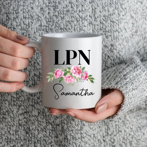 LPN Licensed Practical Nurse Women Nursing Student Mug