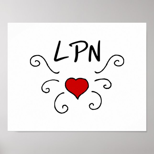 LPN Love Tattoo Poster (Front)