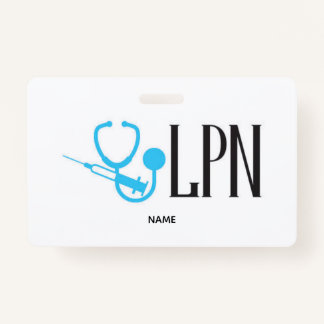 LPN Name Badge