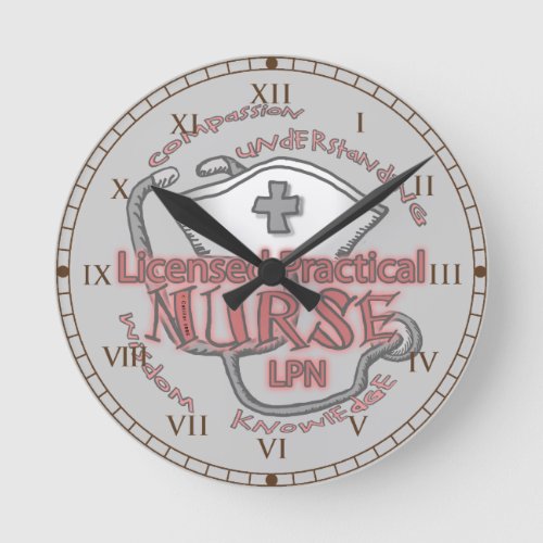 LPN Nurse Axiom custom name Clock