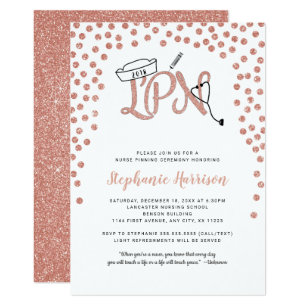 Traditional Pinning Nursing Graduation Invitations 4