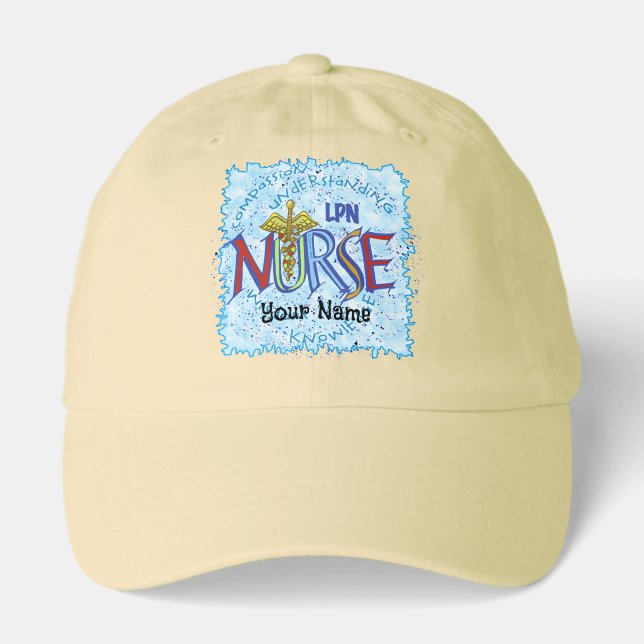LPN Nurse Motto Hat (Front)