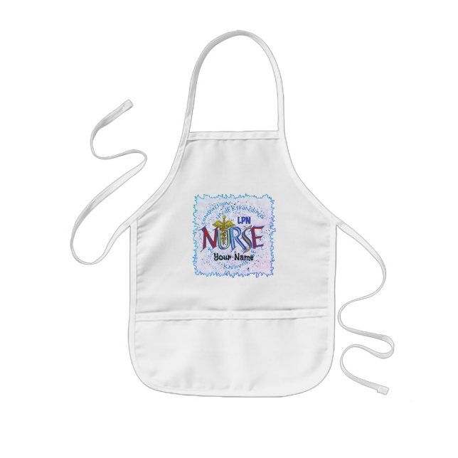 LPN Nurse Motto Kids' Apron (Front)