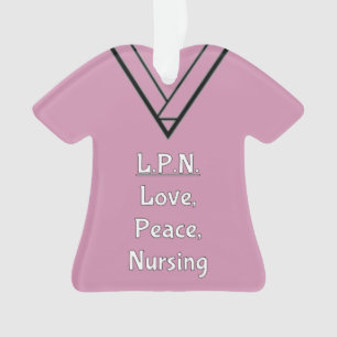 LPN Nurse Scrubs Ornament