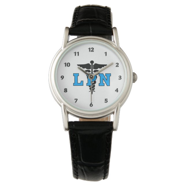 LPN Nurses Medical Symbol Watch (Front)