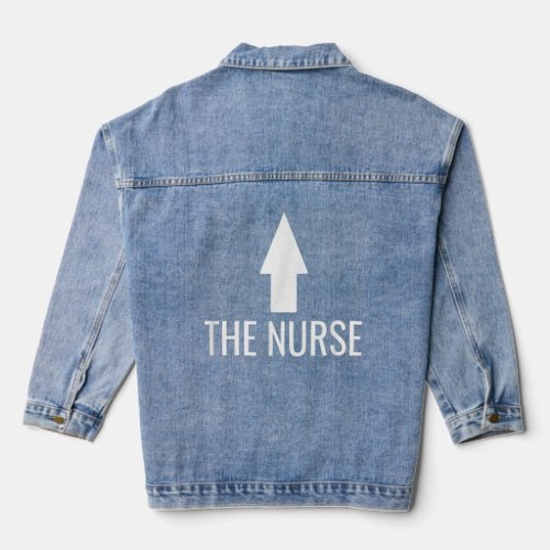 LPN Registered Nurse Humor Medical Nursing School  Denim Jacket