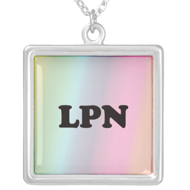 LPN SILVER PLATED NECKLACE (Front)