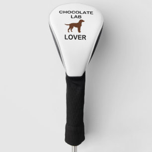 LR chocolate lab lover Golf Head Cover