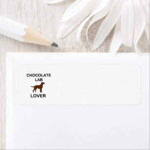 LR chocolate lab lover Label