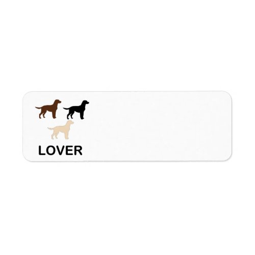 LR lover all colors silhouette Label