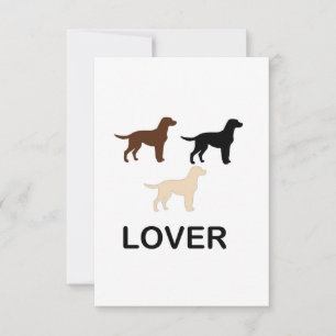 LR lover all colors silhouette Thank You Card