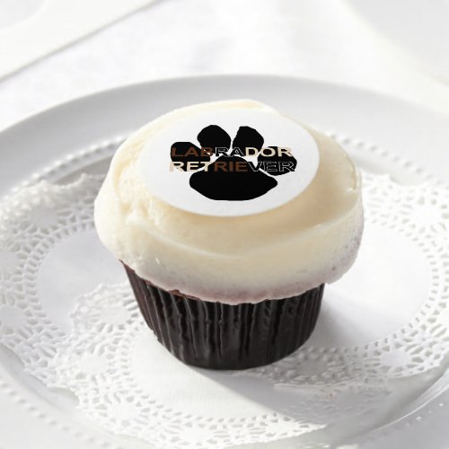 LR name paw Edible Frosting Rounds