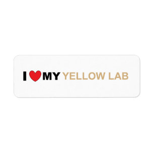 LR yellow love Label