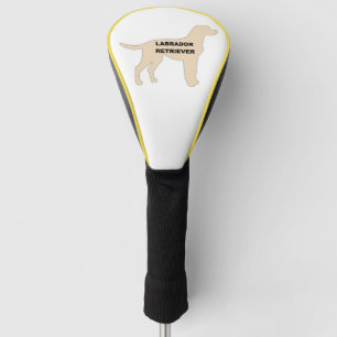LR yellow name silhouette Golf Head Cover