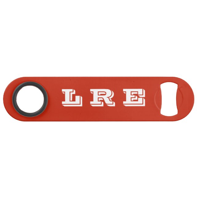 LRE Lake Riverside Estates Bottle opener (Front (Horizontal))