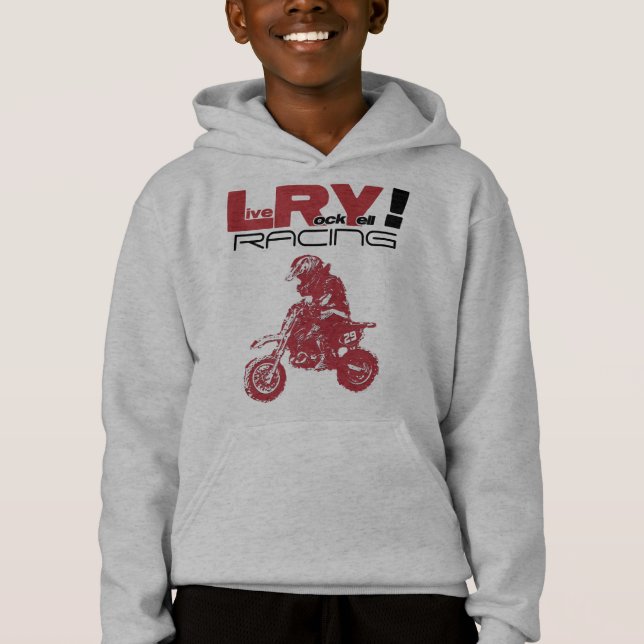 LRY RACING - motorcross #29 lry racer! Hoodie (Front)