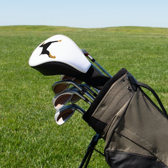 LS Doberman Pinscher cololr  silo Golf Head Cover (In Situ)