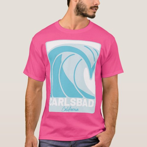 lsbad Beach California Atlantic Ocean FL Crashing  T_Shirt