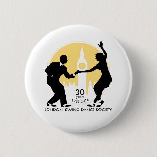 LSDS 30 Years Anniversary Lindy Hop Badge Button