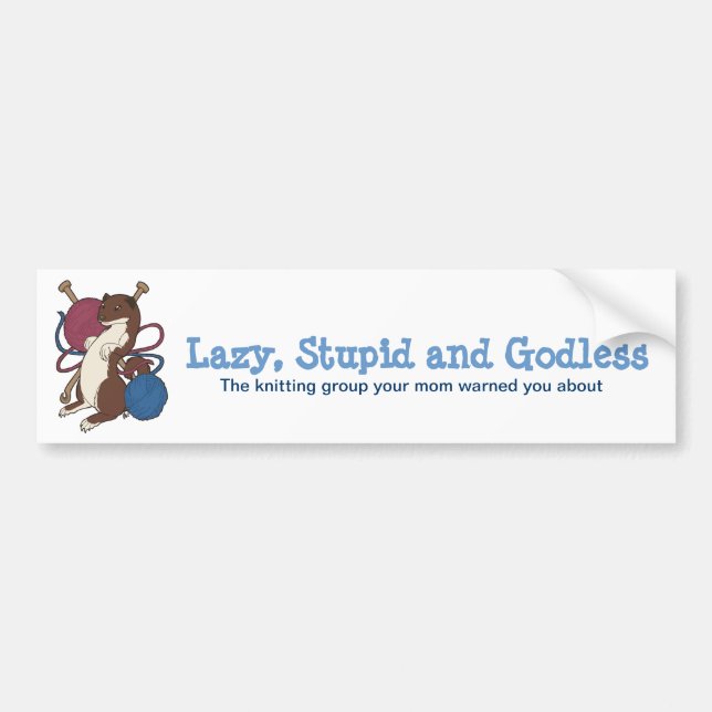 LSG Tweasel Bumper sticker (Front)