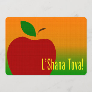 L'Shana Tova Apple Invitation
