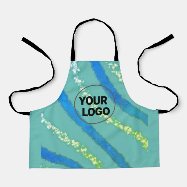 LSimple elegant custom logo here company    Apron (Front)