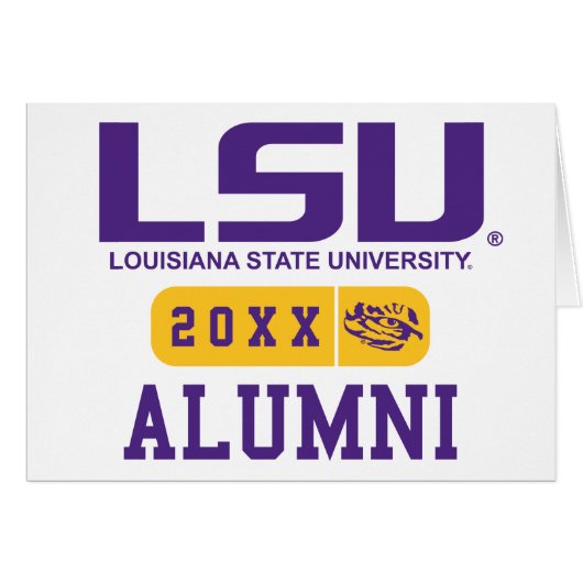 LSU | Alumni Cards (Front Horizontal)