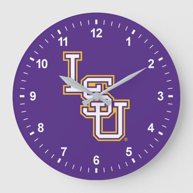 LSU | Baseball Large Clock (Front)