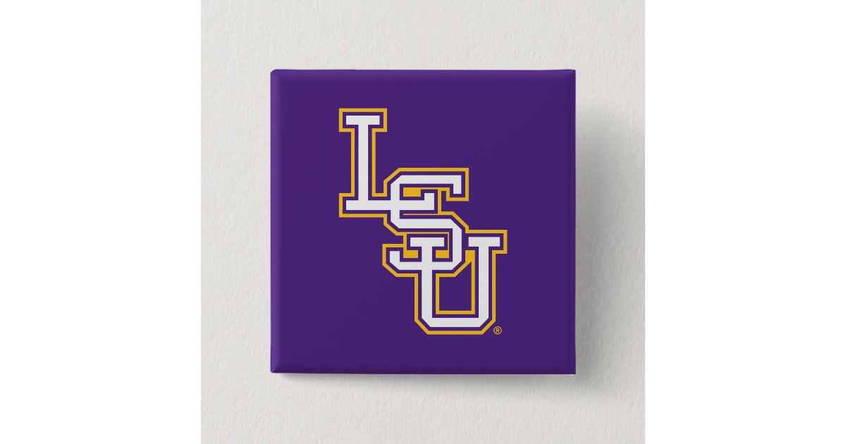 LSU | Baseball Pinback Button | Zazzle