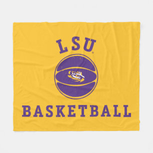 LSU Basketball   Louisiana State 4 Fleece Blanket
