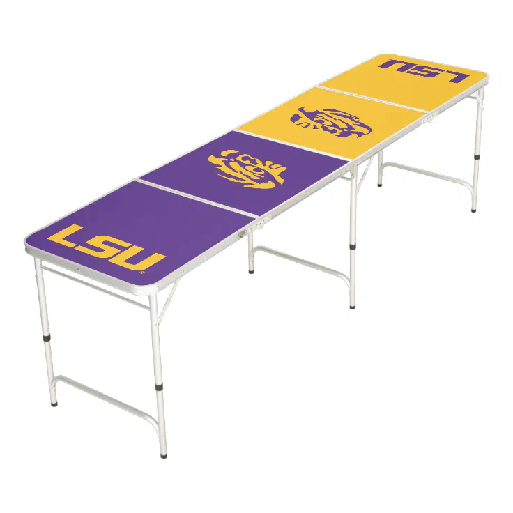 standard size beer pong table